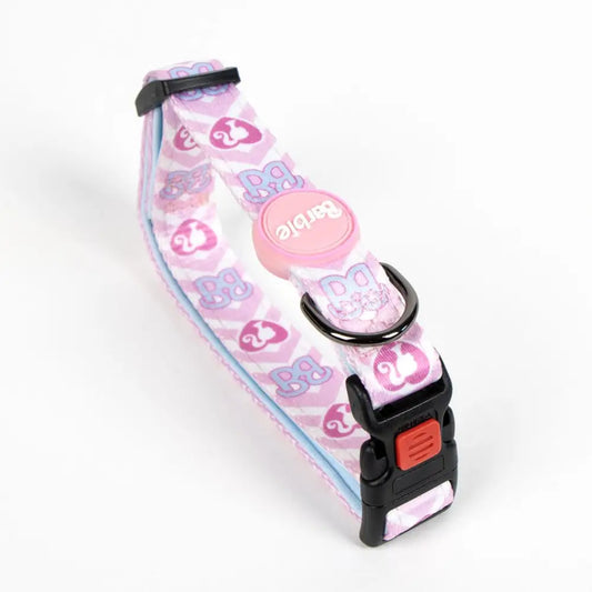 Barbie Hundehalsbånd Rosa X-Small/XX-Small - Hundehalsbånd