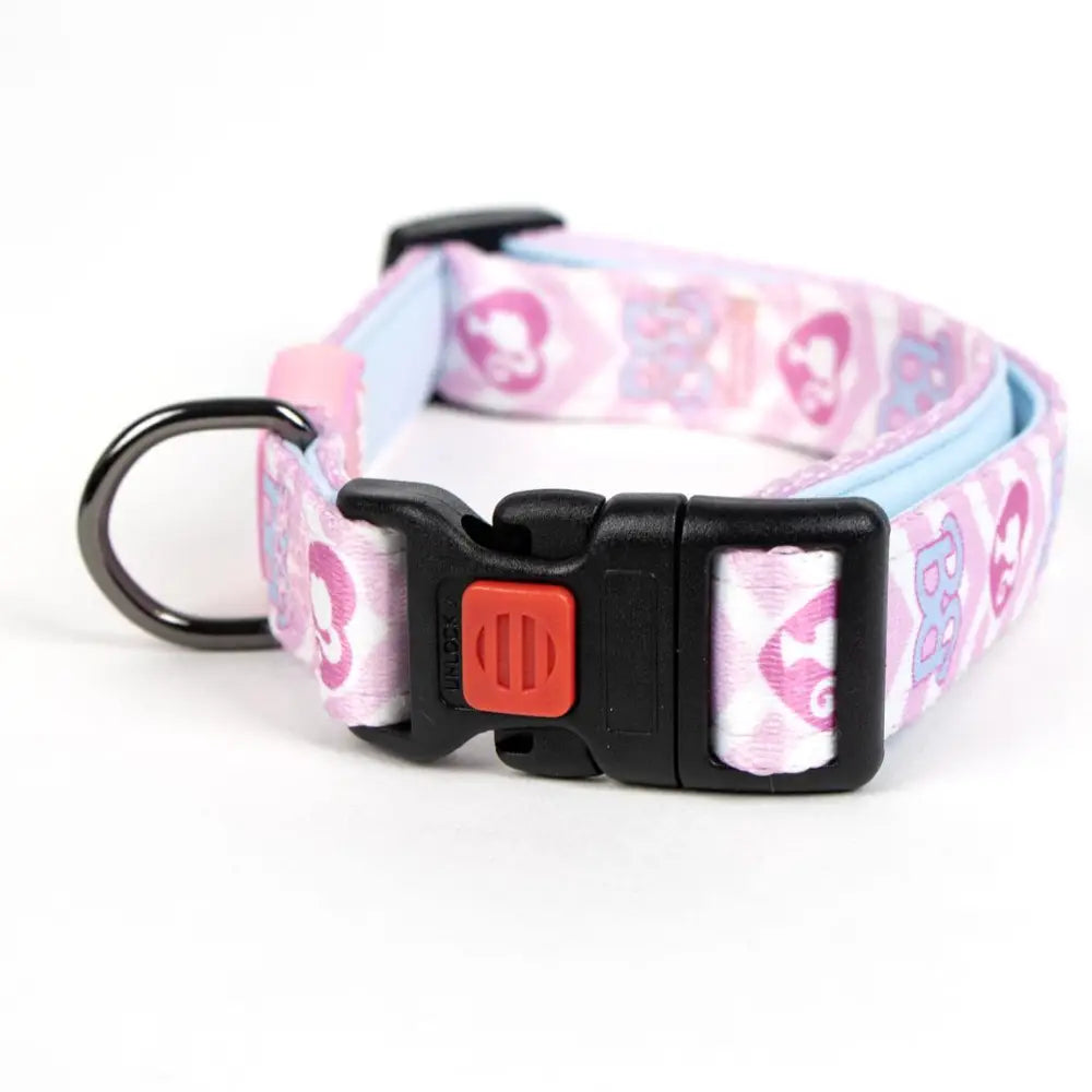 Barbie Hundehalsbånd Rosa X-Small/XX-Small - Hundehalsbånd