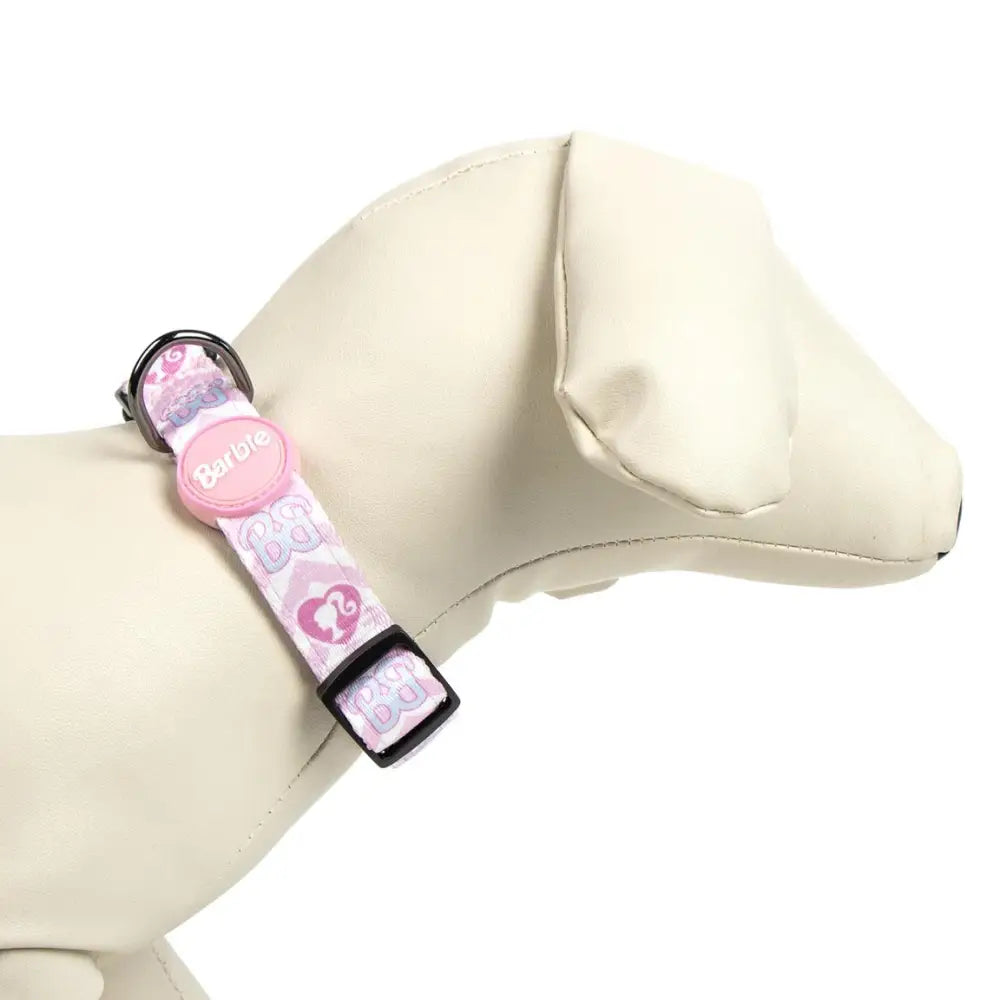 Barbie Hundehalsbånd Rosa X-Small/XX-Small - Hundehalsbånd