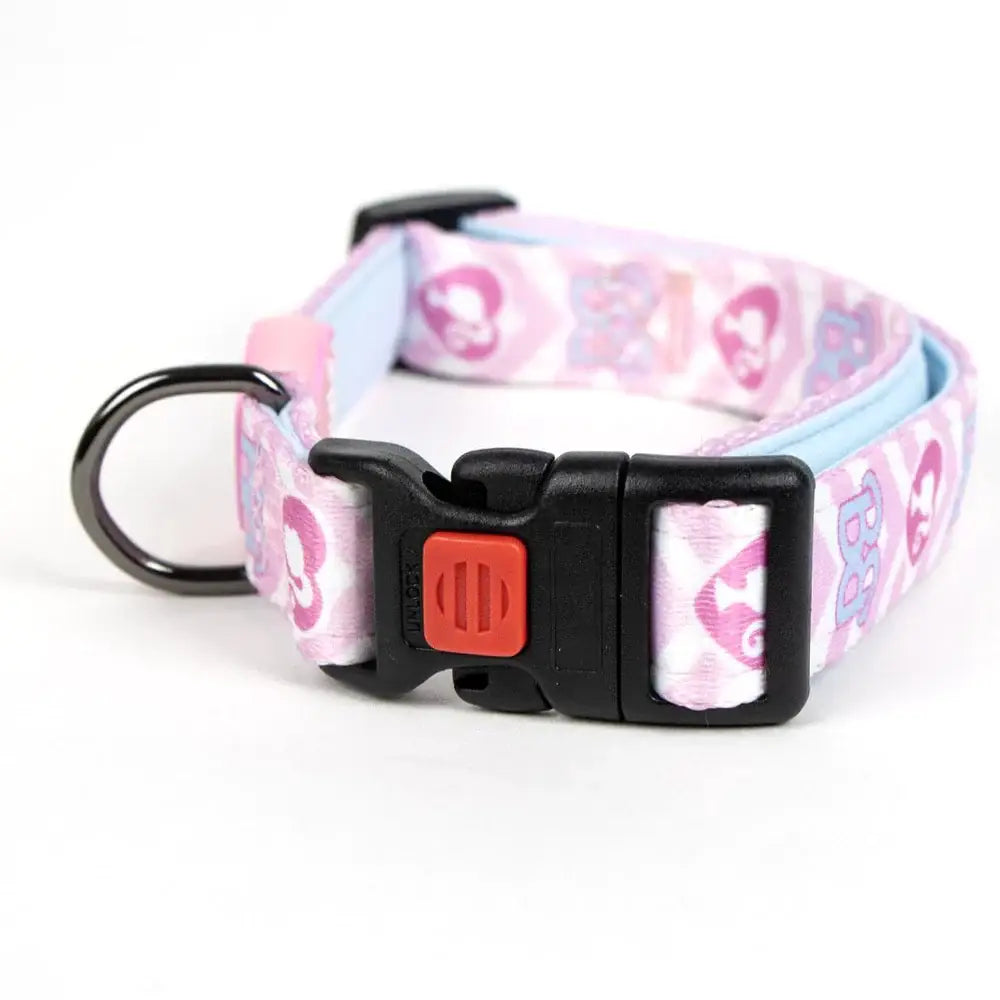 Barbie Hundehalsbånd Rosa X-Small/XX-Small - Hundehalsbånd