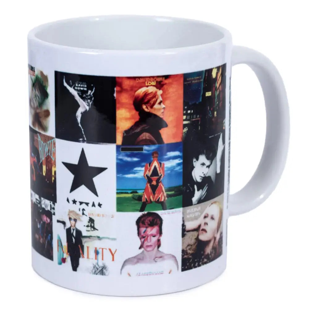 David Bowie Album Collage Kaffekrus - Kaffekrus