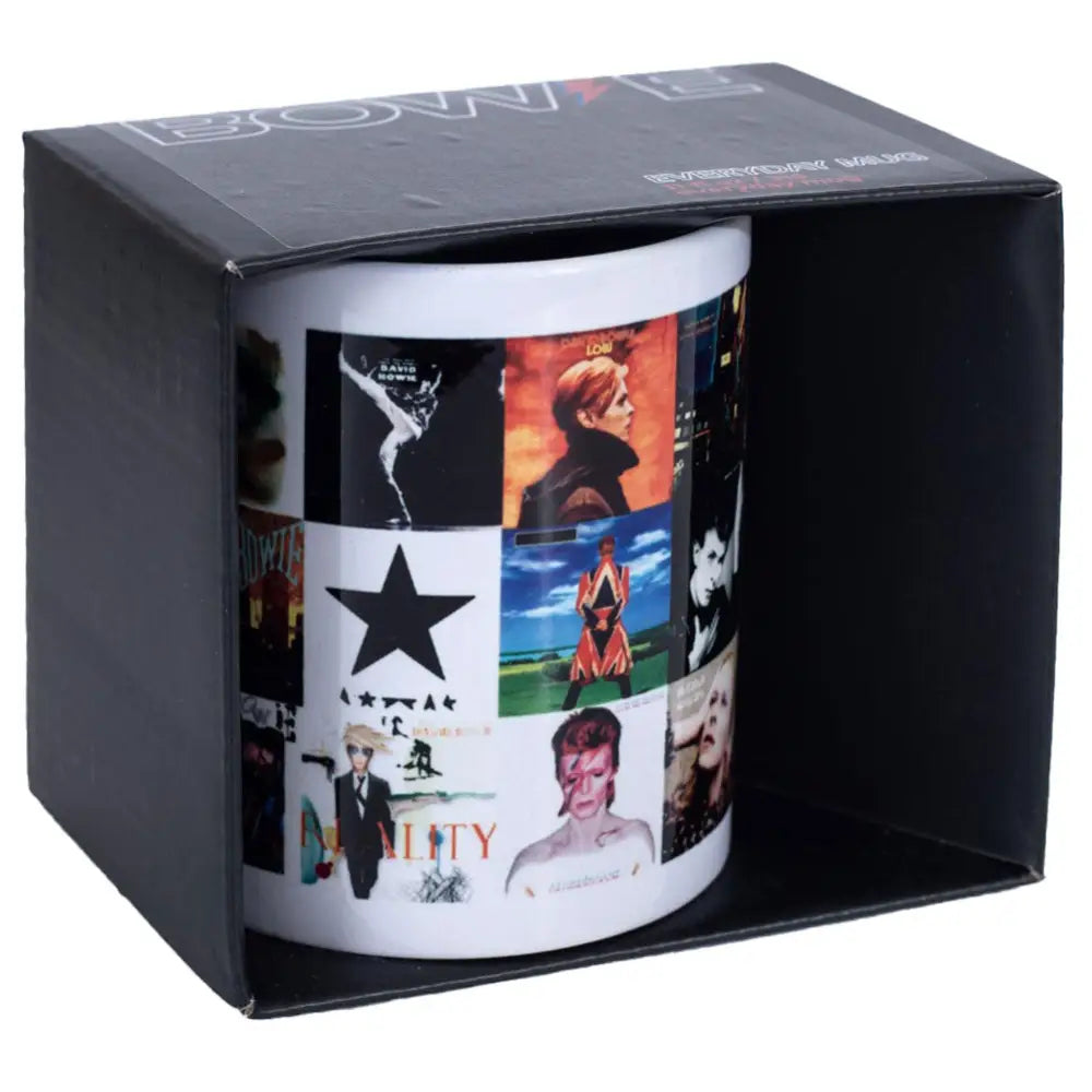 David Bowie Album Collage Kaffekrus - Kaffekrus